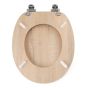 Καπάκι Λεκάνης EDESSA από MDF Φυσικό 37.5x45.6x5.5cm AWD02181911  AWD02181911