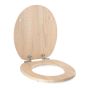Καπάκι Λεκάνης EDESSA από MDF Φυσικό 37.5x45.6x5.5cm AWD02181911  AWD02181911