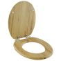 Καπάκι Λεκάνης AMARGURA από MDF Φυσικό 37.6x45.5x5.5cm AWD02181977 AWD02181977