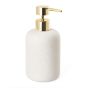 Δοχείο Κρεμοσάπουνου BONITA Stoneware Λευκό 400ml AWD02191912  AWD02191912