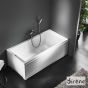 Μπανιέρα Ακρυλική CUBIC 170x75, Sirene White CUB17075