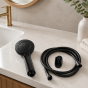 Σετ Κεφαλής Ντους Black DC-021002 MRShome  DC-021002