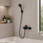 Σετ Κεφαλής Ντους Black DC-021002 MRShome  DC-021002