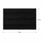Πατάκι Μπάνιου Chenille 45x70cm Μαύρο MRShome  DC-023001