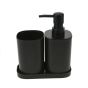 Σετ Μπάνιου από PP 3 Τεμαχίων Black MRShome DF-0057001