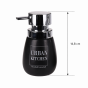 Δοχείο Κρεμοσάπουνου από Δολομίτη 300ml 8.5x8.5x14.8cm Black MRShome DF-0061003