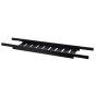 Ραφάκι Μπανιέρας Bamboo 68x15cm Black MRShome DF-0087000