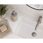 Δοχείο Κρεμοσάπουνου Stoneware 300ml 9x7.3x17.5cm Warm Grey 2U MRShome DF-0095003