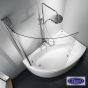 ΔΙΠΤΥΧΟ ΜΠΑΝΙΕΡΑΣ ΚΥΡΤΟ 120εκ  PRIMUS-PLUS DEVON CLEAR DGC1200T-100
