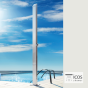 ΣΤΗΛΗ ΝΤΟΥΖ DIKE ICOS ΕΠΙΔΑΠΕΔΙΑ ΥΨΟΣ 208 εκ. INOX DIKE
