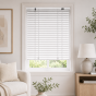 Μεταλλικό Στόρι αλουμινίου 25mm 80x140cm Λευκό MRShome DRV-WH080140