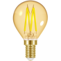 Λαμπτήρας Led Filament Amber Dimmable P45 E14 Μπαλάκι 4,8w 2000K 300lm Ø45xH78mm Enjoy EL825904