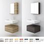 Orabella Drawer Amabile 60 - Κρεμαστό Έπιπλο Μπάνιου με συρτάρι από MDF super matt Λευκό ή Μαύρο (χωρίς καθρέπτη και νιπτήρα) F70199-70197