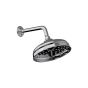 Horus Ascott Classic Collection - Anti-scale Nozzles Shower Head Ø 220 Mm with Arm - Wall Mounting - Matt Nickel 00.516-NM