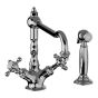Horus Julia Victoria Julia Victoria Classic Collection - Mono Kitchen Mixer, with Deck Side Handspray / No Waste - Chrome 01.123-CH