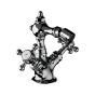 Horus Julia Victoria Julia Victoria Classic Collection - Monobloc Bidet Mixer with Automatic Pop-up Waste - Chrome 01.311-CH