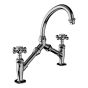 Horus Éloise Classic Collection - 2 Hole Basin Mixer - No Waste - Matt Nickel 02.227-NM