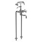 Horus Anthea Classic Collection - Complete Mixer + Pipes for Free Standing Bath - Polished Nickel 06.498-NB