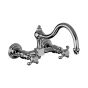 Horus Montmartre Classic Collection - 2 Hole Wall Mounted Kitchen Mixer / No Waste - Chrome 07.102-CH