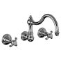 Horus Montmartre Classic Collection - Concealed 3 Hole Wall Mounted Kitchen Mixer / No Waste - Chrome 07.164-CH