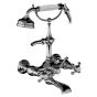 Horus Montmartre Classic Collection - Complete Wall Bath / Shower Mixer / Height Cradle - Chrome 07.434-CH