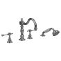 Horus Anthea Classic Collection - 4 Hole Deck Bath / Shower Set - Matt Nickel 10.466-NM