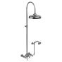 Horus Anthea Classic Collection - Complete Wall Shower Mixer Centers 175 ± 30 Mm, Showerhead Ø 220 Mm - Chrome 10.544-CH