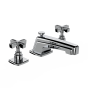 Horus Zéphyr Classic Collection - 3 Hole Basin Set with Pop-up Waste - Chrome 16.260-CH