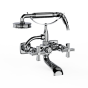 Horus Zéphyr Classic Collection - Complete Wall Bath / Shower Mixer - Metal Gun 16.414-CF