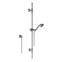 Horus Zéphyr Classic Collection - Wall Shower Set with Rail, Flexible Hose and Handspray - Ice White 16.532-BI