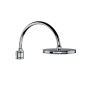 Horus Zéphyr Classic Collection - Anti-scale Nozzles Shower Head, Wall Mounted - Ice White 16.535-BI