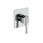 Horus Zéphyr Classic Collection - Concealed Wall Mounted Manual Mixing Shower Valve - Matt Black 16.700-NO