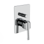 Horus Zéphyr Classic Collection - Concealed Wall Mounted Manual Mixing Shower Valve with Diverter - 2 Outlets - Polished Nickel 16.701-NB