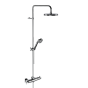Horus Zéphyr Classic Collection - Complete Exposed Thermostatic Wall Shower Set - Matt Black 16.797-NO