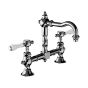Horus Julia Victoria Julia Victoria Classic Collection - 2 Hole Basin Mixer with Waste - Matt Nickel 19.207-NM