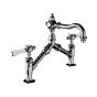 Horus Julia Victoria Julia Victoria Classic Collection - 2 Hole Basin Mixer - No Waste - Matt Nickel 19.227-NM