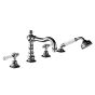 Horus Julia Victoria Julia Victoria Classic Collection - 4 Hole Deck Bath - Matt Nickel 19.466-NM