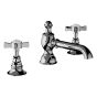 Horus Coventry Classic Collection - 3 Hole Basin Set with Pop-up Waste, Flexible Hoses - Matt Nickel 28.260-NM