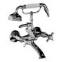 Horus Coventry Classic Collection - Complete Wall Bath / Shower Mixer - Polished Nickel 28.414-NB
