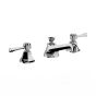Horus Ascott Classic Collection - 3 Hole Basin Set Small Spout with Pop-up Waste, Flexible Hoses - Chrome 35.260-CH