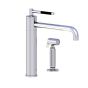 Horus Minoé Contemporary Collection - Single Lever Kitchen Mixer, Swivel Spout / No Waste - Matt Nickel 37.723-NM