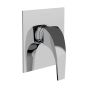 Horus Nouvelle Vague “part of Contemporary Collection - Concealed Wall Mounted Mixer - Black Chrome 40.700-NC
