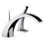 Horus Nouvelle Vague “part of Contemporary Collection - Deck Mounted Bath/shower Mixer - Black Chrome 40.766-NC