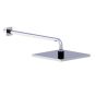 Horus Naja Contemporary Collection - Stainless Steel Shower Head 250 X 250 Mm, Thickness 14 Mm - Satin Brass 43.537-LS