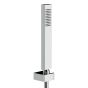 Horus Echo Equinox316 Collection - Wall Hook with Brass Handshower and Flexible Hose - Metal Gun 43.589-CF