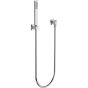 Horus Echo Equinox316 Collection - Wall Union Shower Set with Solidbrass Handshower, Wall Hook, Design Flexible Hose on Swivel Nut - Satin Brass 43.590-LS