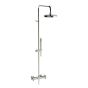 Horus Minoé Contemporary Collection - Complete Exposed Thermostatic Wall Shower Set - Matt Black 47.797-NO