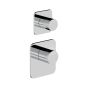 Horus Naja Contemporary Collection - Trim for Thermostatic Mixer. - Matt Black 48.521-NO