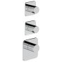 Horus Naja Contemporary Collection - Trim for Thermostatic Mixer. - Matt Black 48.522-NO