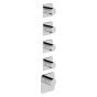 Horus Naja Contemporary Collection - Trim for Thermostatic Mixer. - Satin Brass 48.524-LS